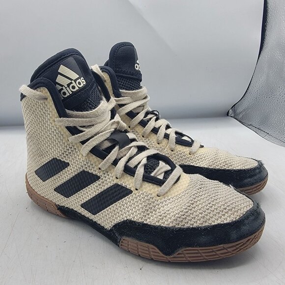adidas Tech Fall 2.0 Kids Size 3.5 Chalk White Black Gum Wrestling Shoes FU8172 adidas Tech Fall 2.0 Kids Size 3.5 Chalk White Black Gum Wrestling Shoes FU8172